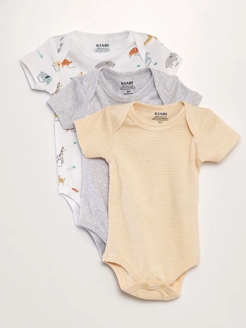 PACK DE 3 BODIES  BLANCO