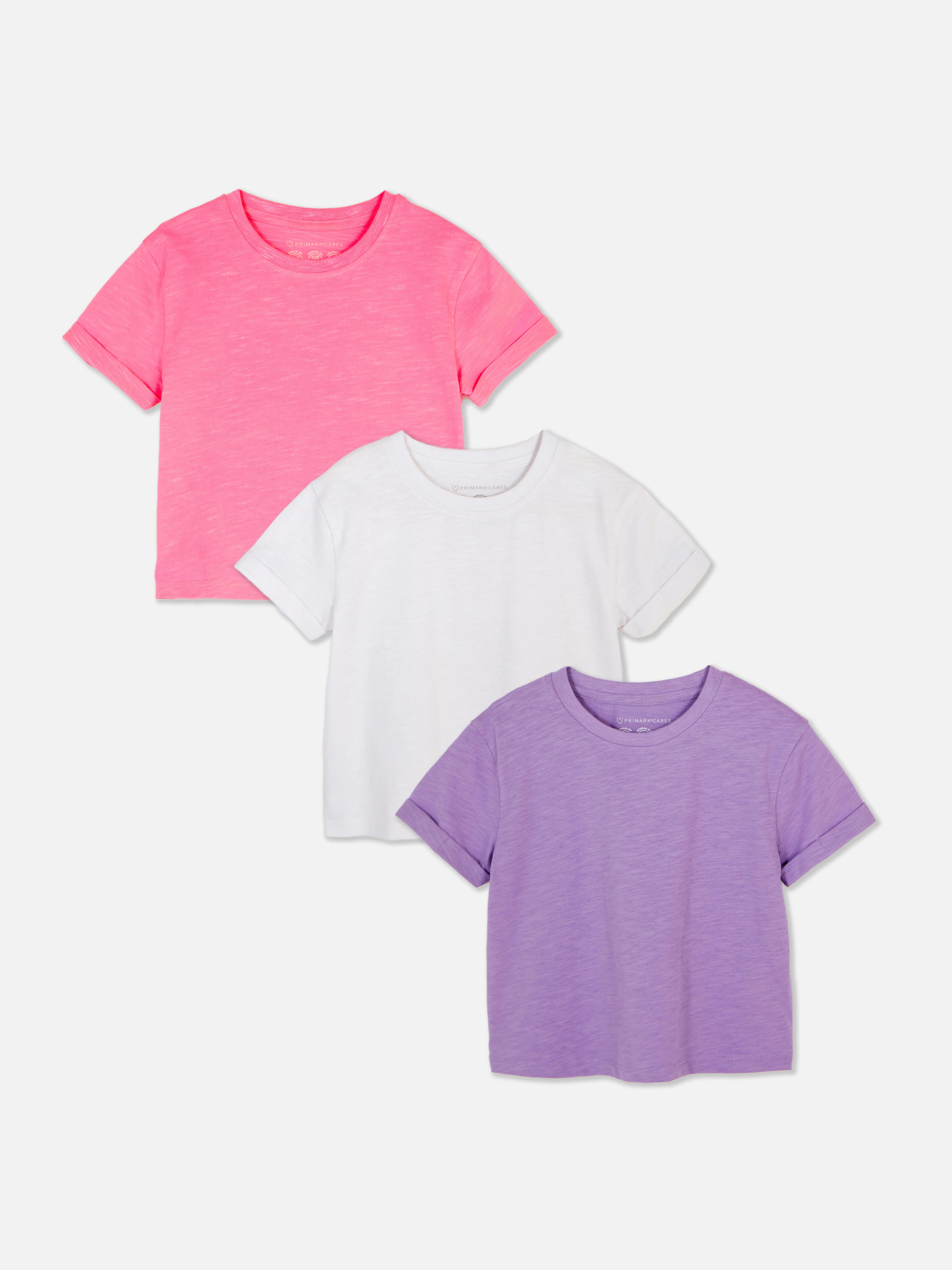 Pack de 3 camisetas de manga corta