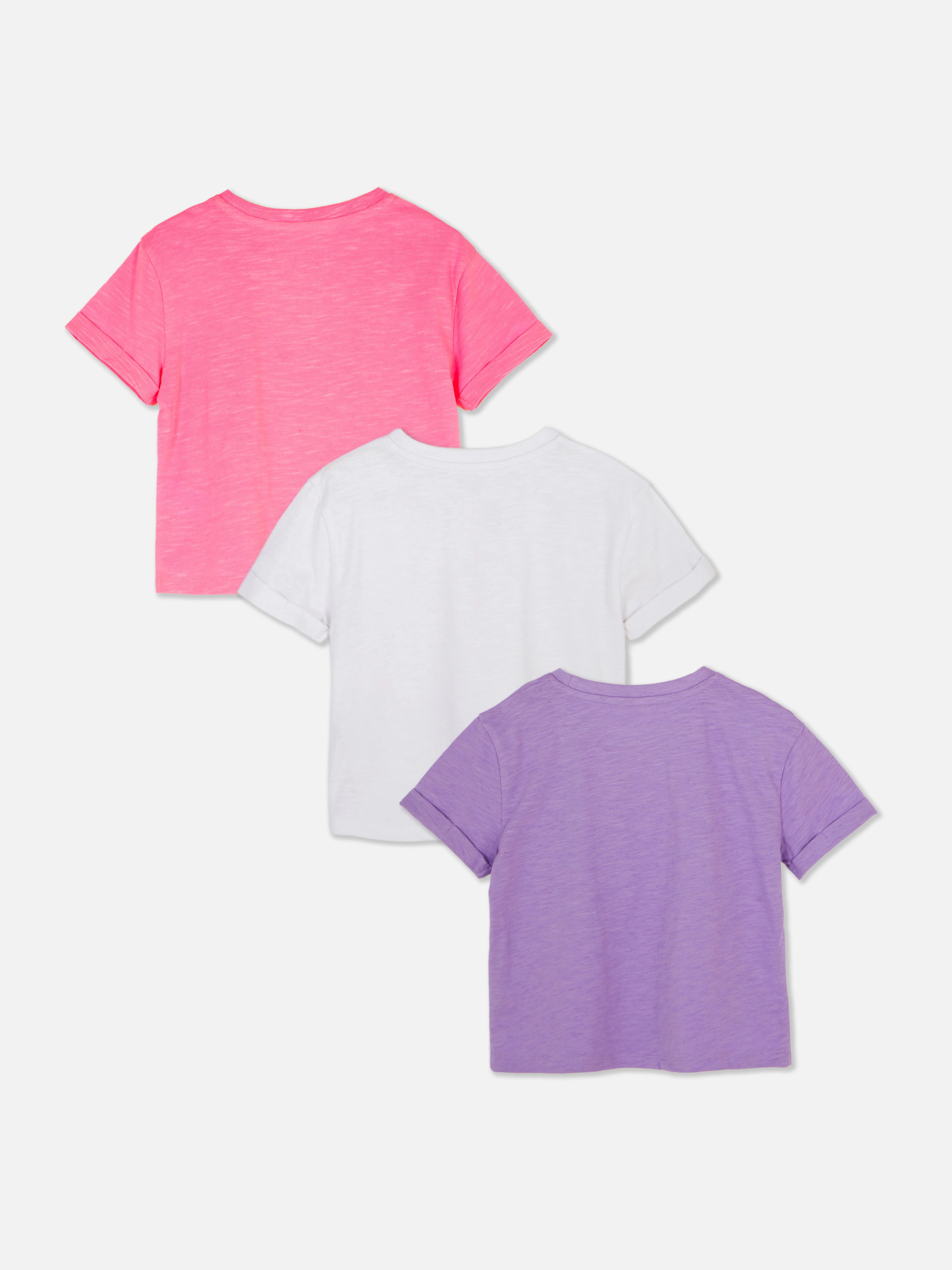 Pack de 3 camisetas de manga corta