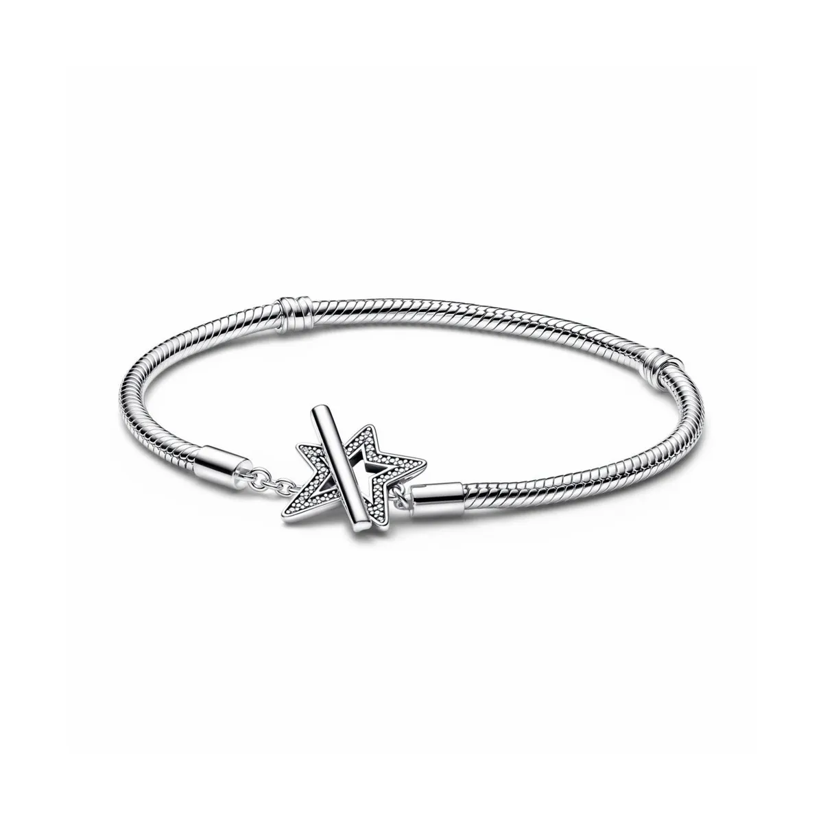PANDORA PULSERA CIERRE T ESTRELLA ASIMéTRICA  PANDORA
