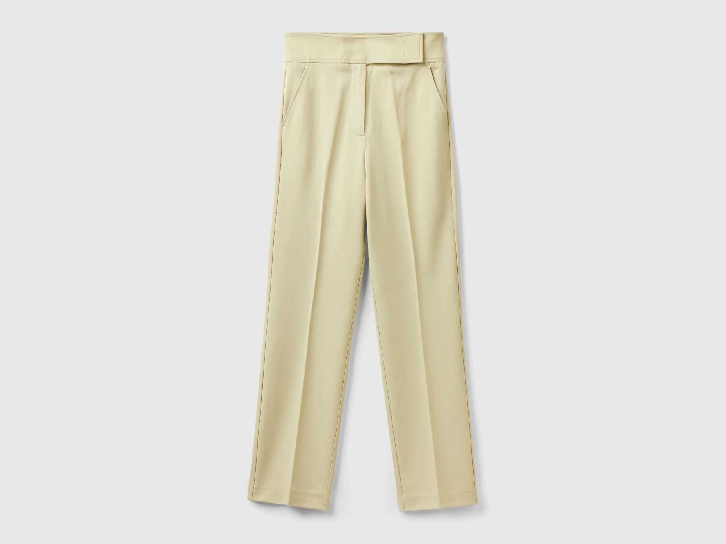 Pantalón de mezcla de viscosa elástica
