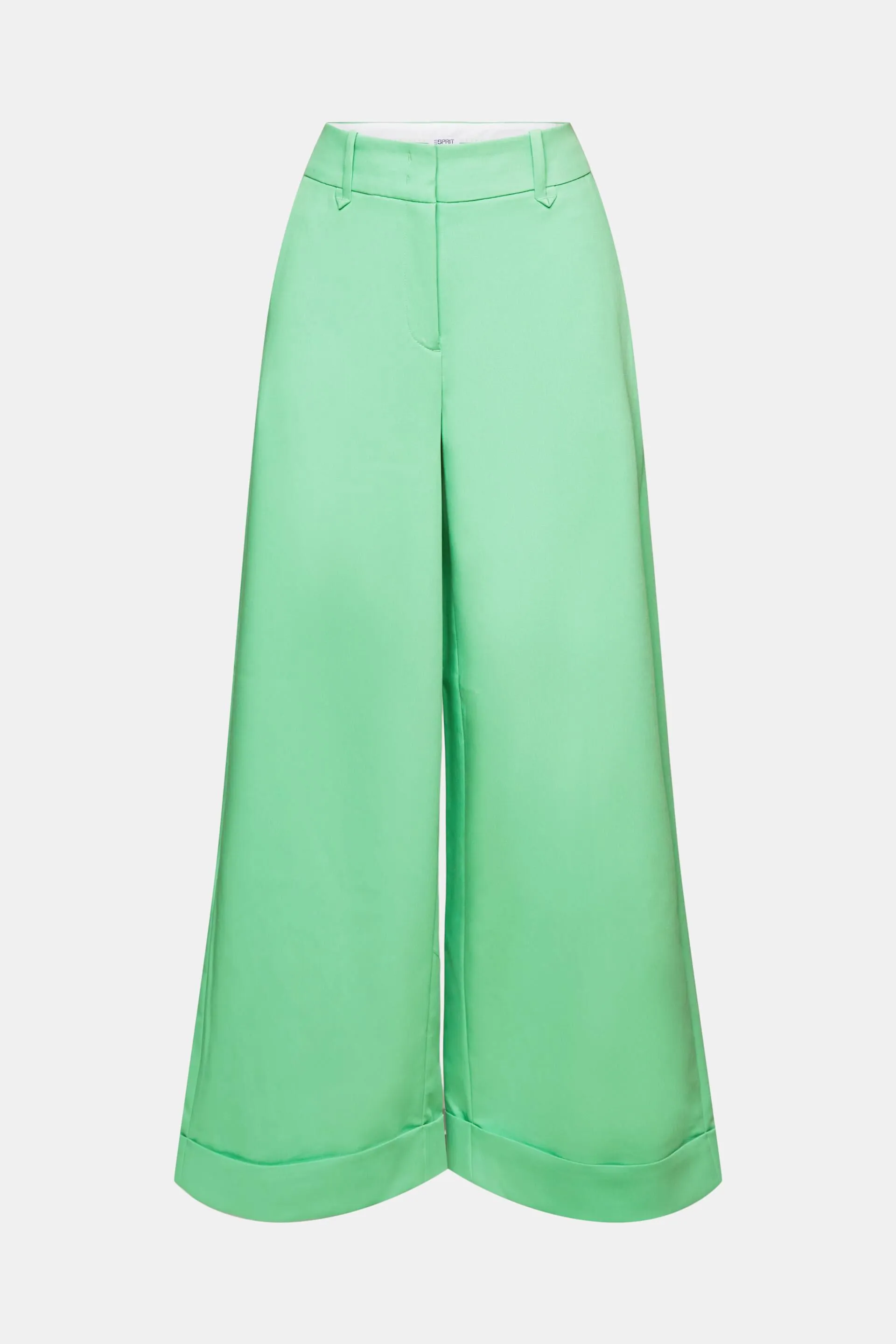 Pantalones anchos de sarga