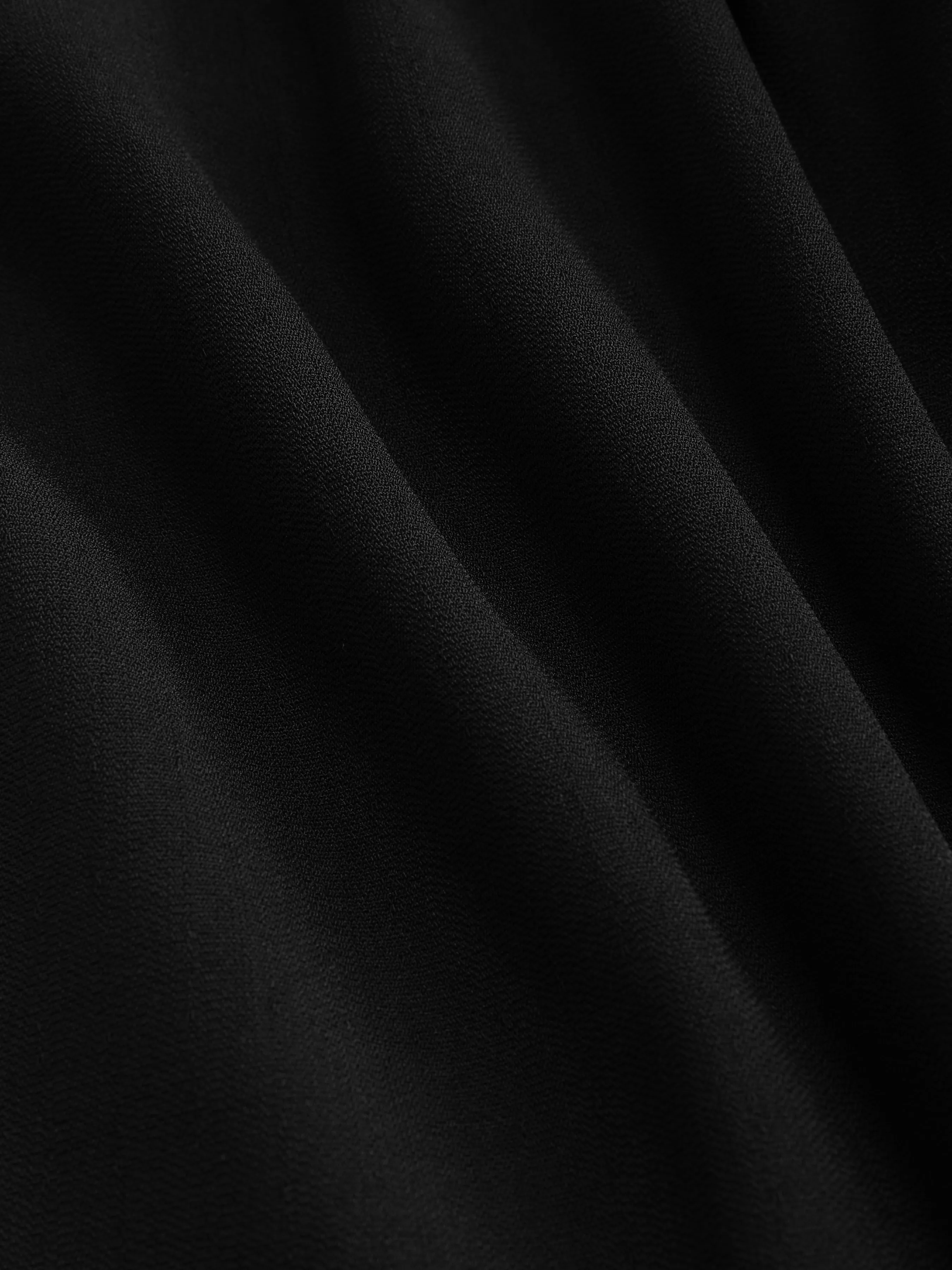  Pantalones Anchos Plisados de Cintura Alta Sólidos