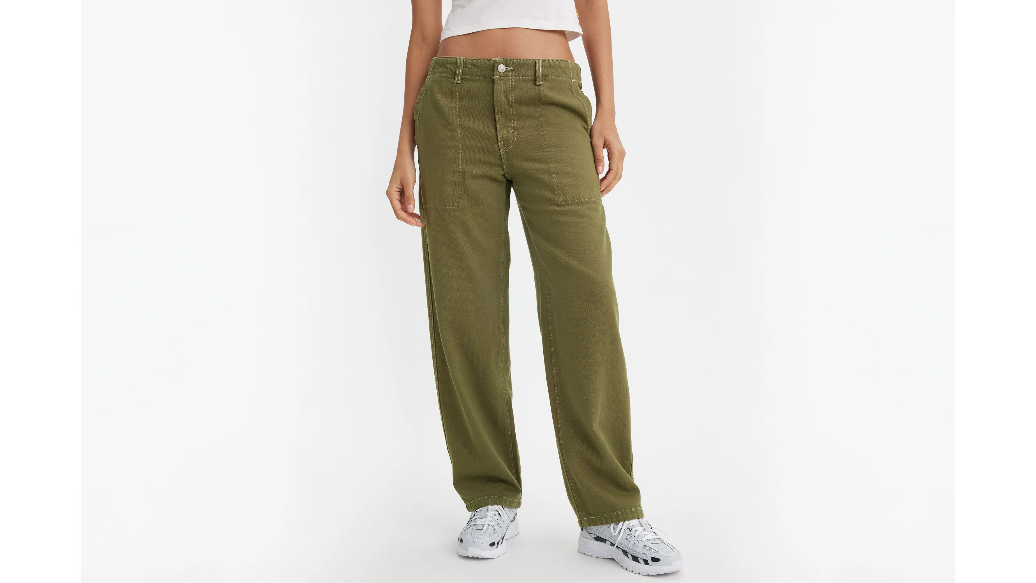 Pantalones Baggy Dad Utility
