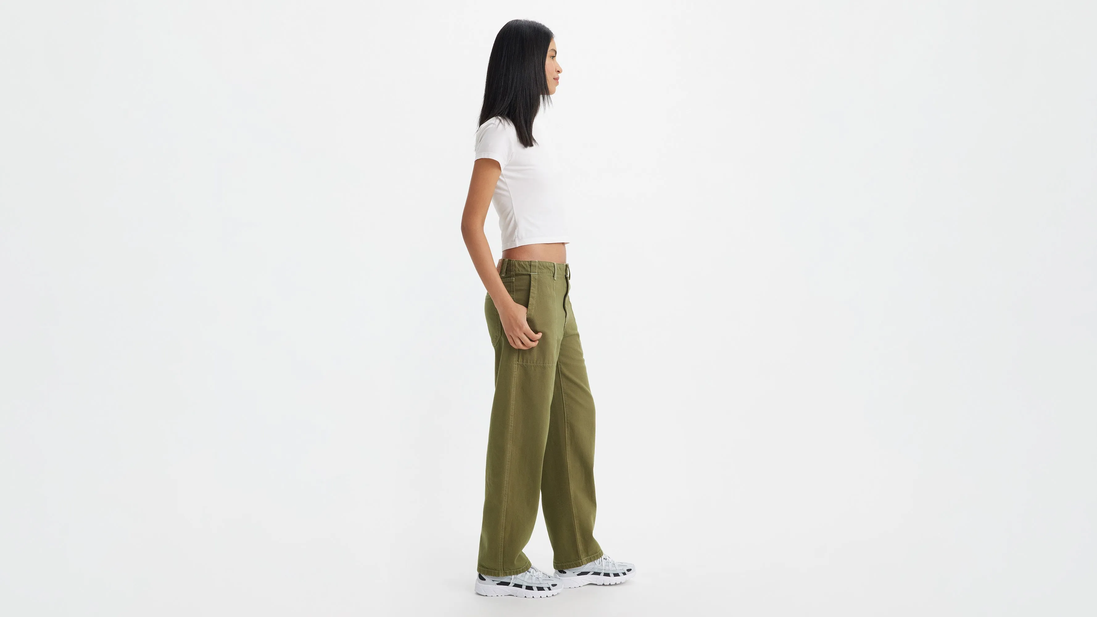 Pantalones Baggy Dad Utility
