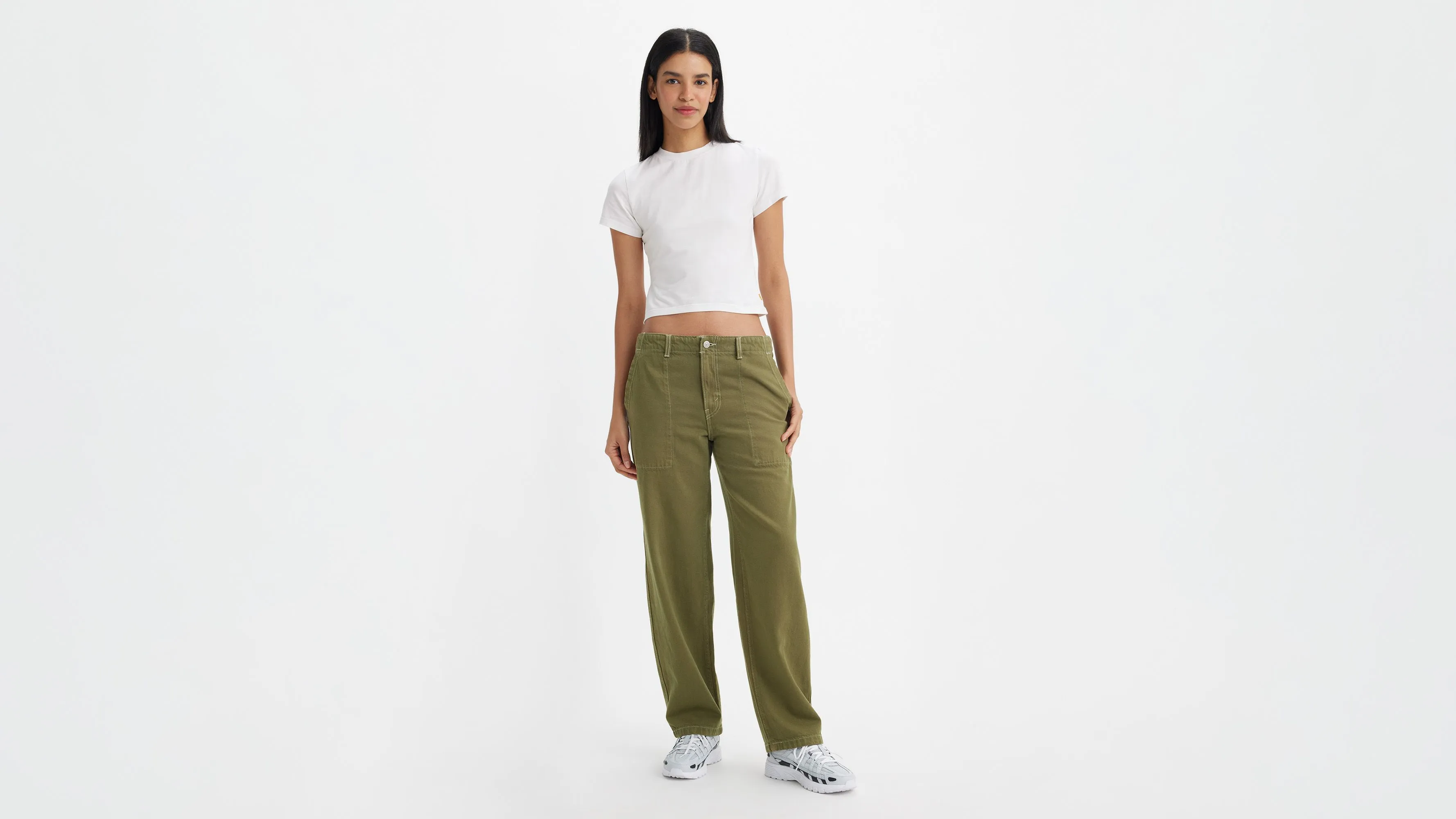Pantalones Baggy Dad Utility