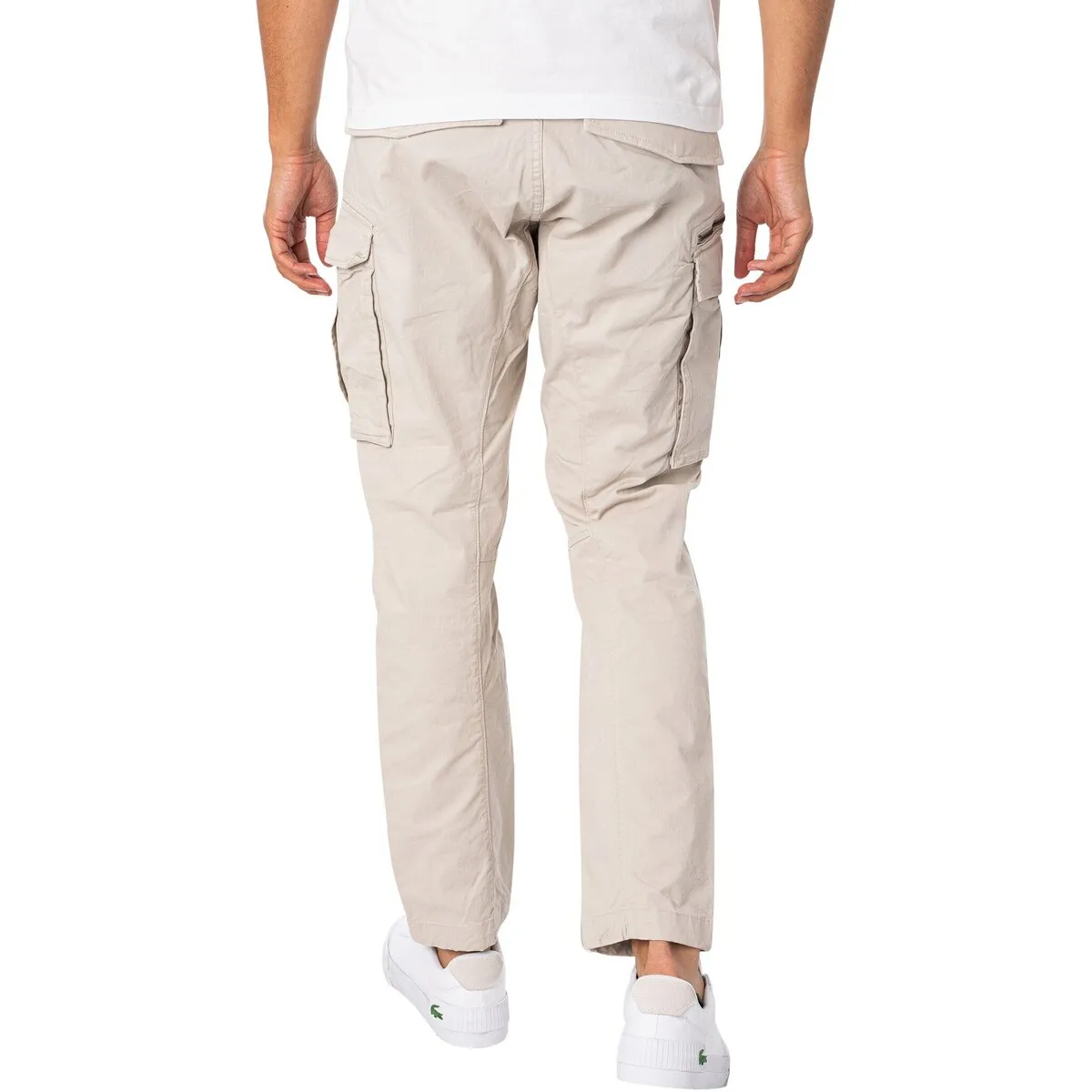 Pantalones Cargo Con Logotipo