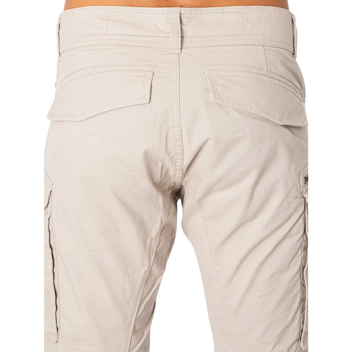 Pantalones Cargo Con Logotipo
