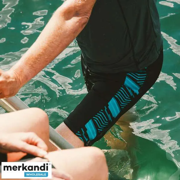PANTALONES CORTOS DE BAñO PARA INCONTINENCIA BLACK GEO CONNI PARA ADULTOS  TRAJES DE BAñO
