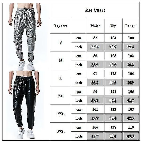 Pantalones de chándal con globo de brillo con cordón para hombre Cintura elástica Pantalones deportivos casuales para correr Pan