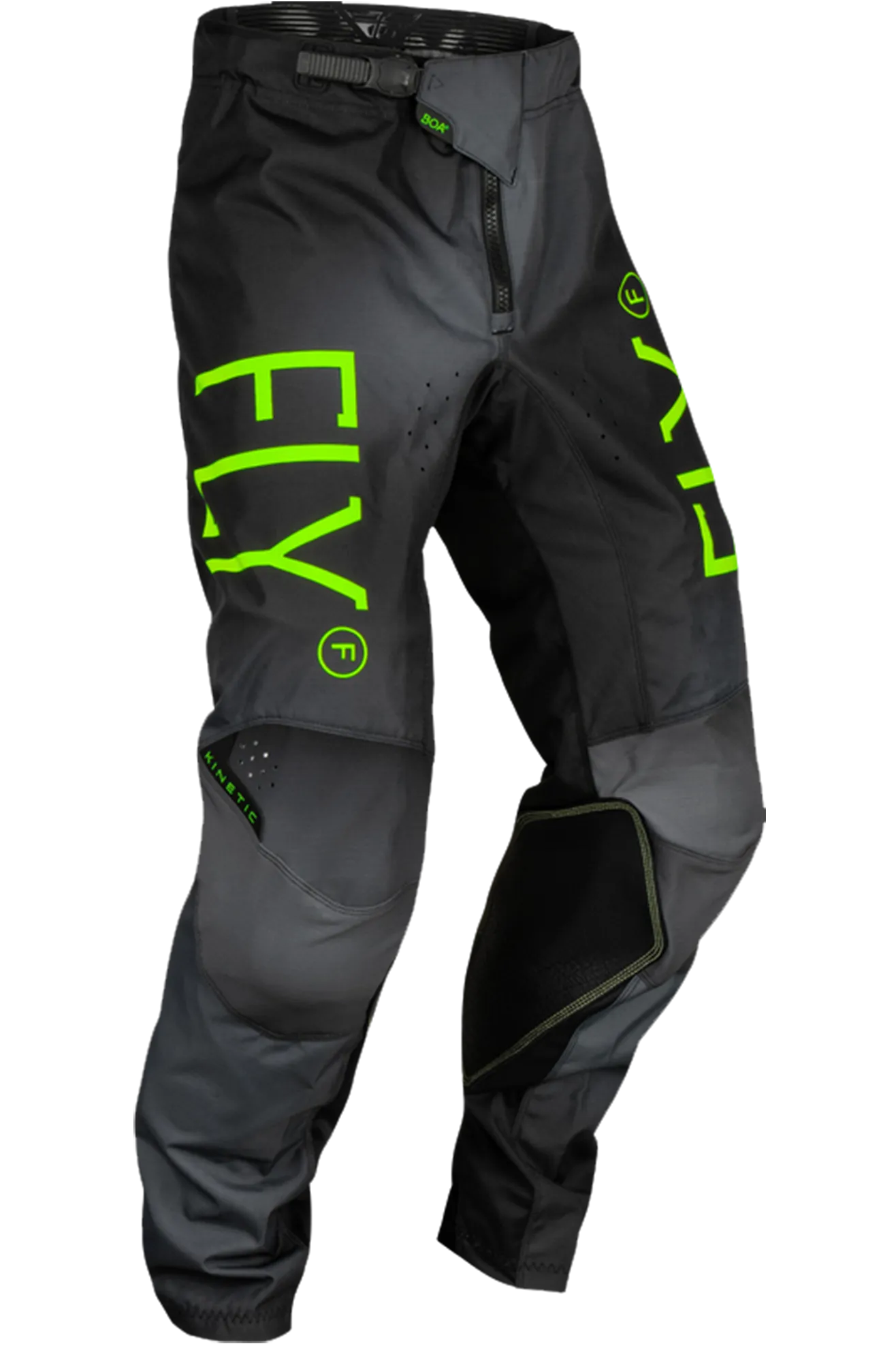 Pantalones de Cross Niño FLY Racing Kinetic Gris Oscuro