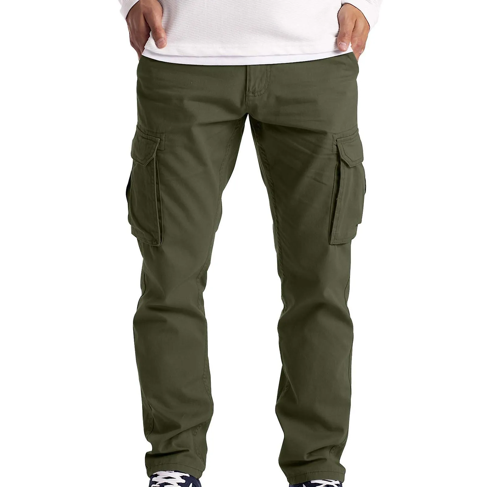 Pantalones de moda callejera diarios Pull On Pantalones de senderismo adecuados para amigos Gathering Wear