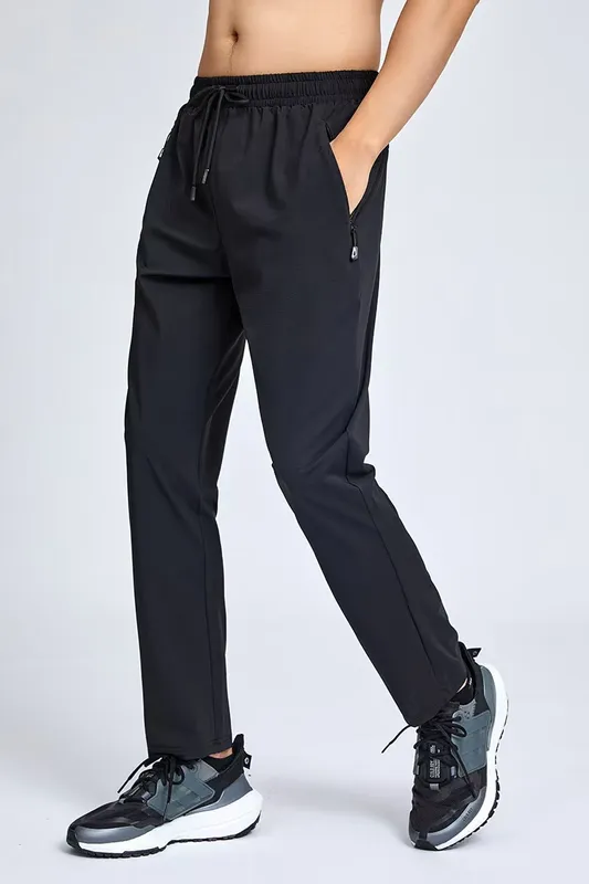 Pantalones de primavera y otoño sueltas de los deportes masculinos, entrenamiento con pantalones casuales, pantalones de protecc