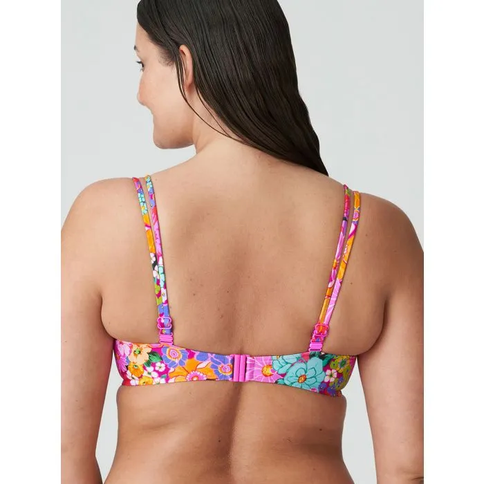 Parte de arriba bikini Primadonna Swim Najac Balconet con foam 4011016 Floral Explosion