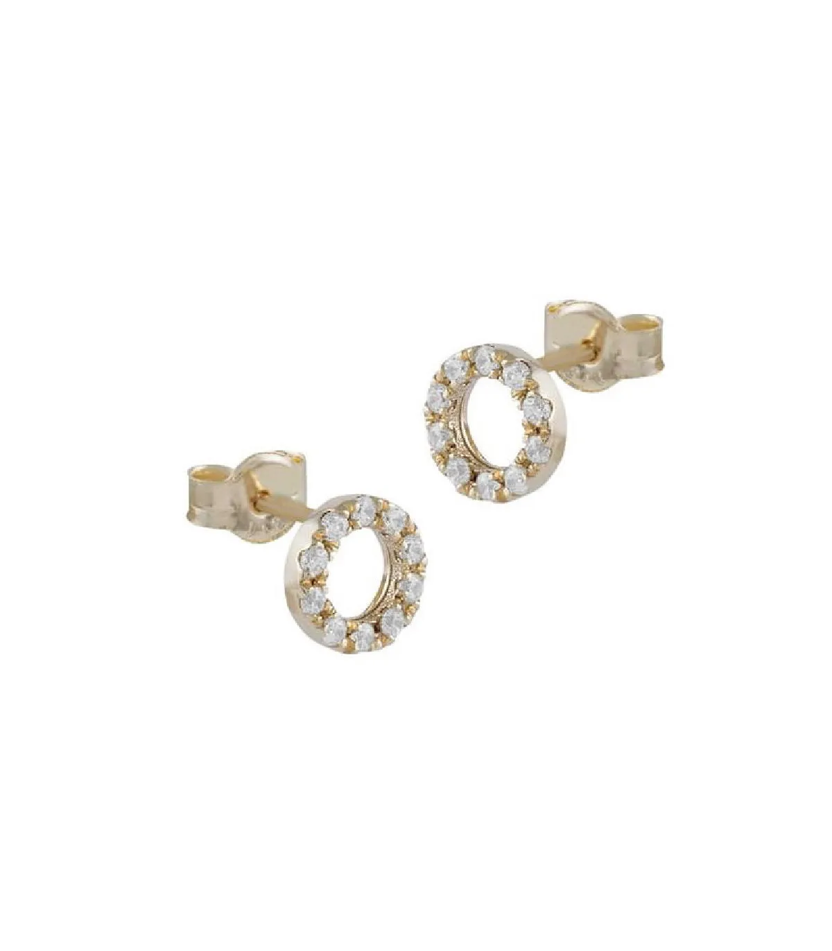 PENDIENTES ITEMPORALITY LUX MUJER CíRCULOS ORO AMARILLO 18KT Y DIAMANTES  GEA201127UU