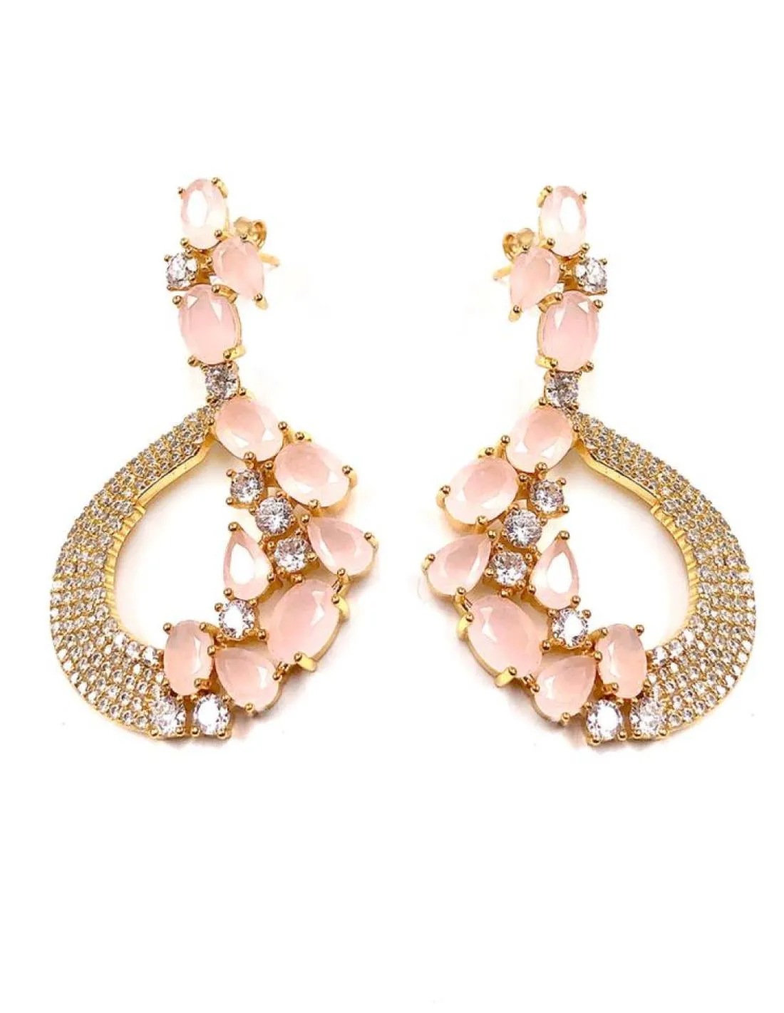 PENDIENTES PLATA LARGOS ROSAS MUY ELEGANTES ESPECIAL BODAS Y EVENTOS