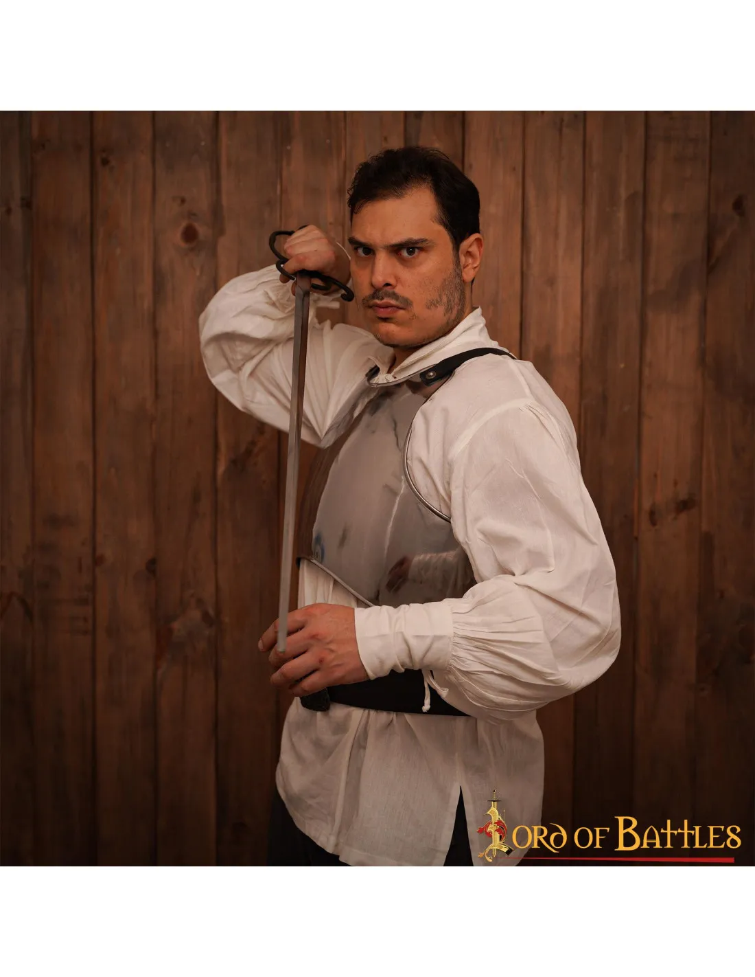 Peto medieval hecho a mano de fantasía para LARP