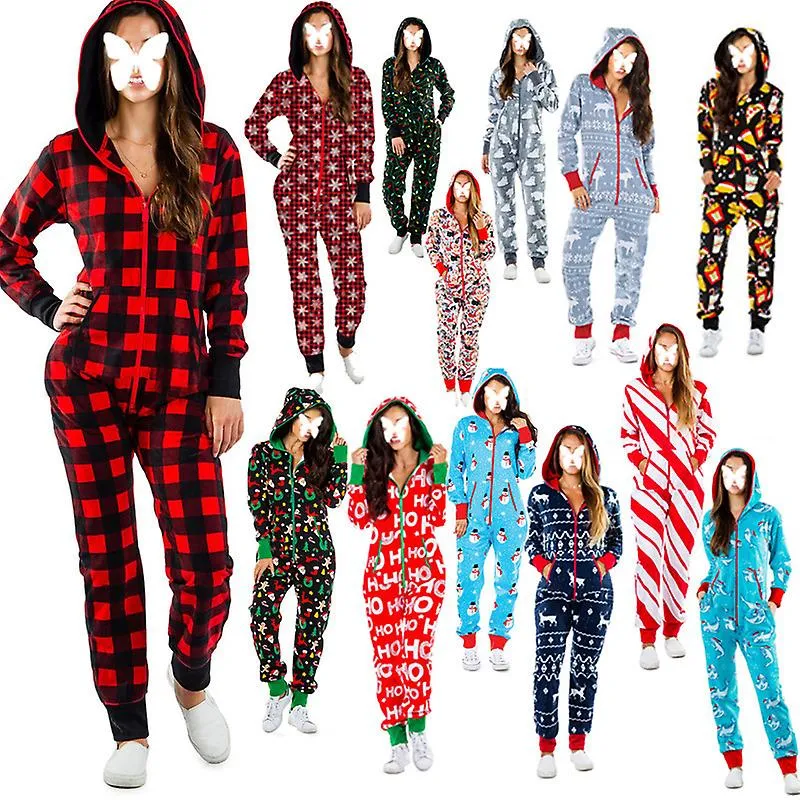 PIJAMA NAVIDEñO PARA ADULTOS  CóMODOS MONOS NAVIDEñOS A JUEGO