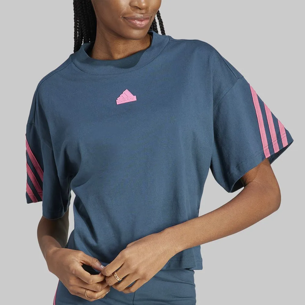 Playera adidas Future Icons 3 Franjas Mujer