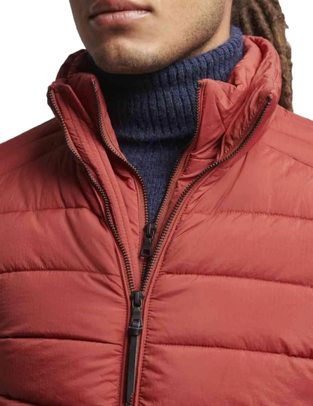 PLUMAS SUPERDRY ACOLCHADO ROJO DE HOMBREB