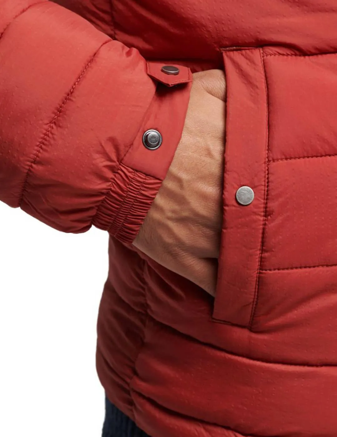 PLUMAS SUPERDRY ACOLCHADO ROJO DE HOMBREB