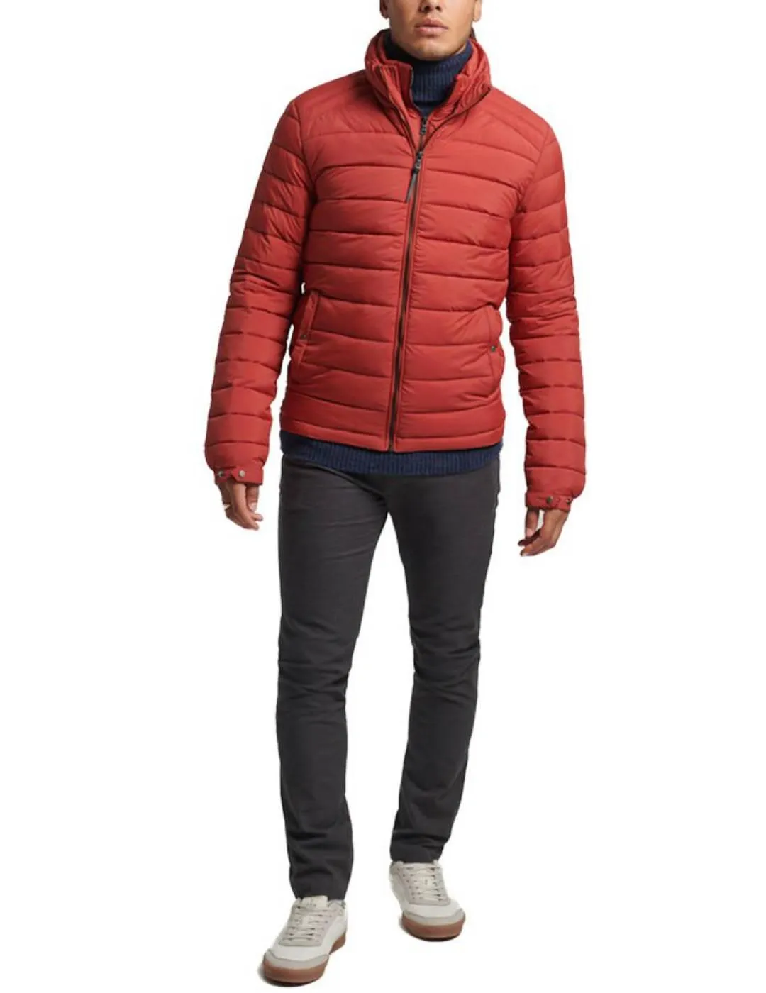 PLUMAS SUPERDRY ACOLCHADO ROJO DE HOMBREB