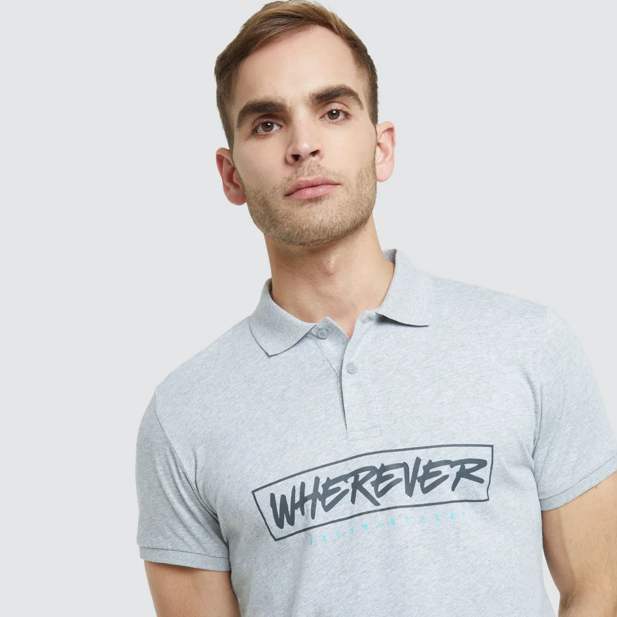 Polo Con Estampado Para Hombre