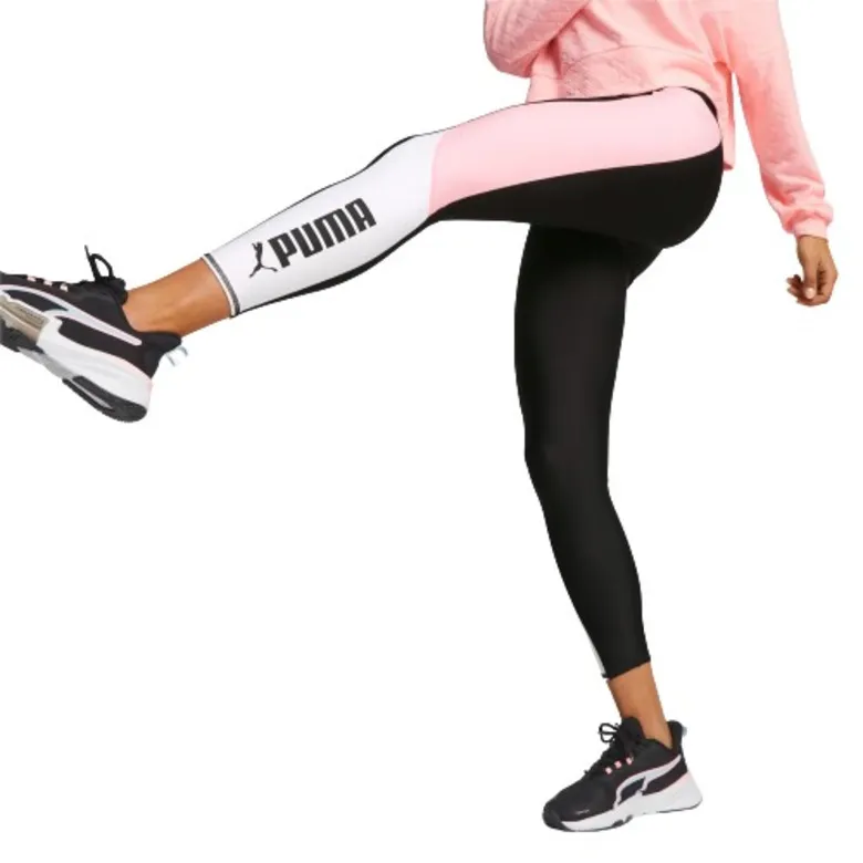 PUMA FIT EVERSCULPT COLOR BLOCK HW 7/8 TIGHT "BLACKKORAL ICE"