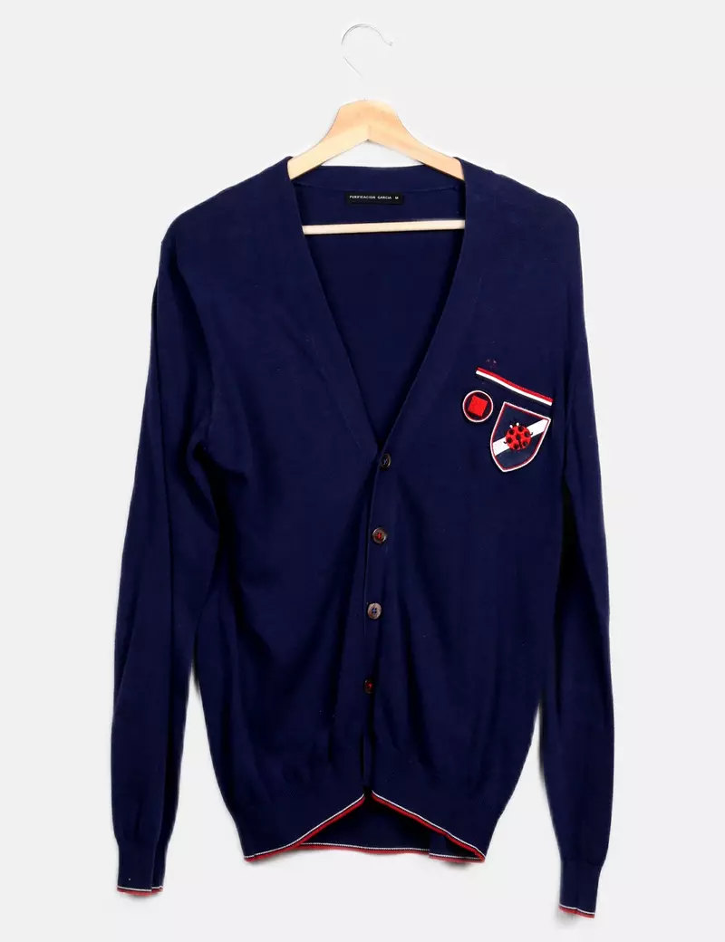 Purificación García Chaqueta de punto de punto
