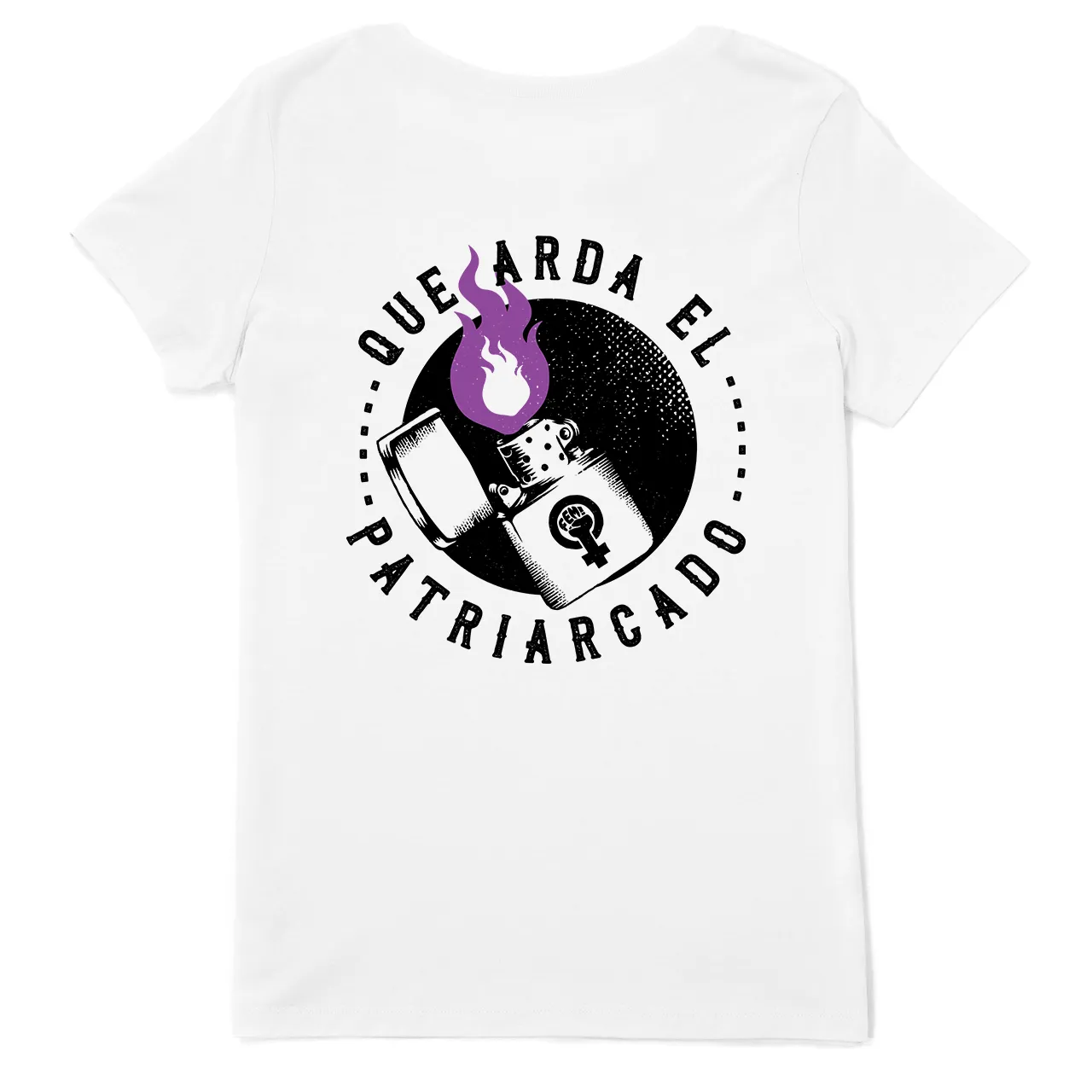 Que arda el patriarcado (blanco)