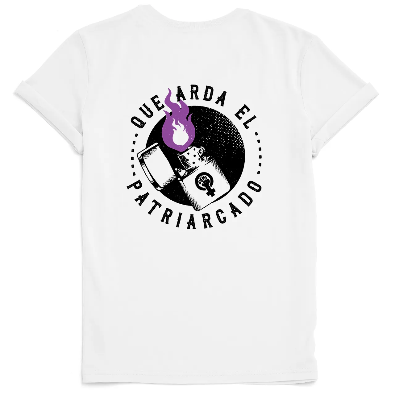 Que arda el patriarcado (blanco)