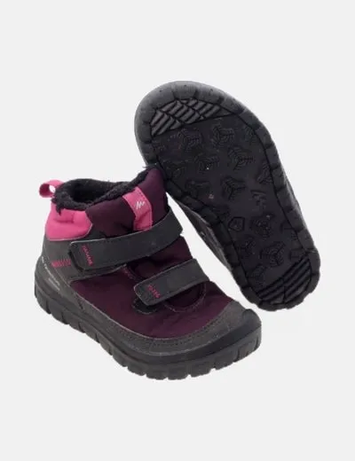 Quechua Botín morado senderismo