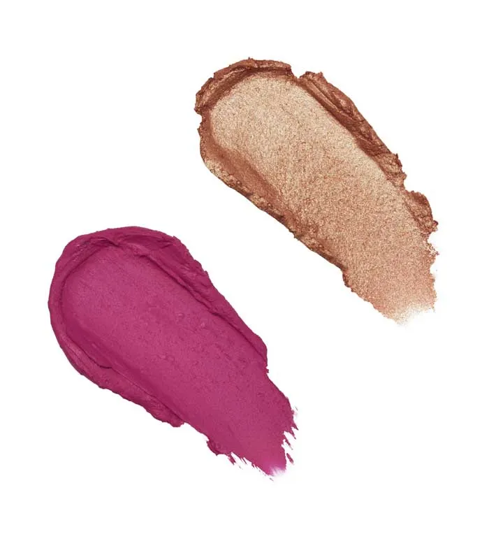 REVOLUTION  DúO DE COLORETE E ILUMINADOR EN STICK  HIGHLIGHTER SHINE