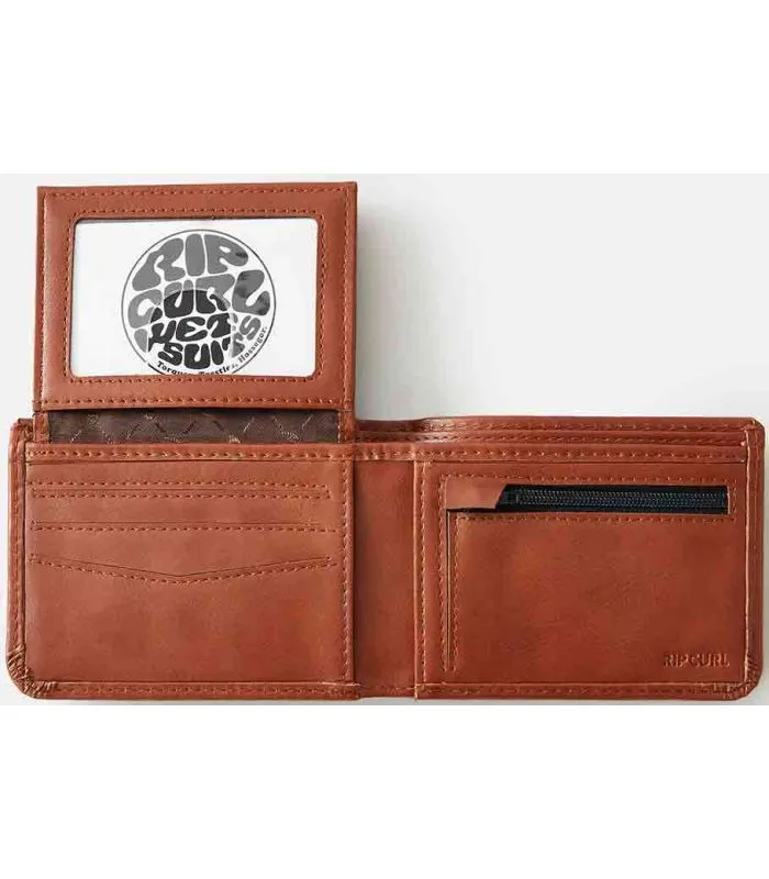 Rip Curl Cartera de PU con relieve All Day Marron