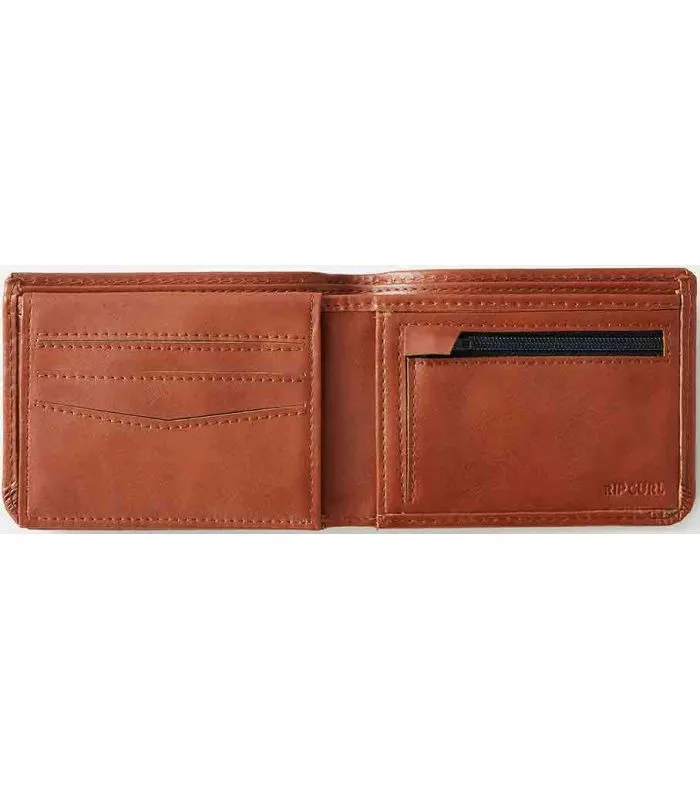 Rip Curl Cartera de PU con relieve All Day Marron