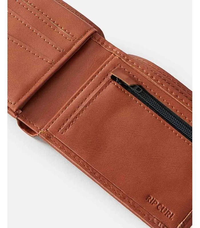 Rip Curl Cartera de PU con relieve All Day Marron