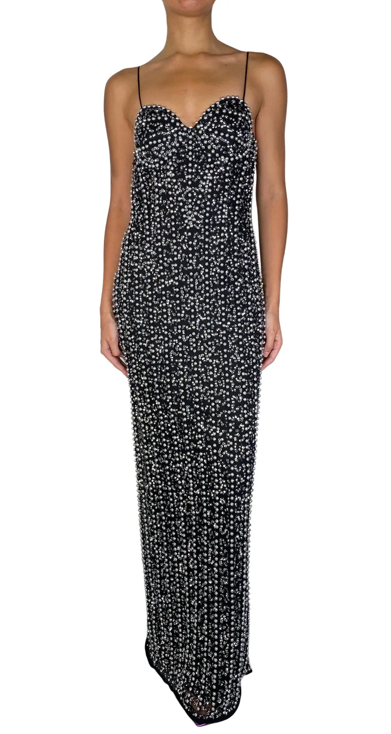 RIVER ISLAND Maxi Vestido Con Mostacilla