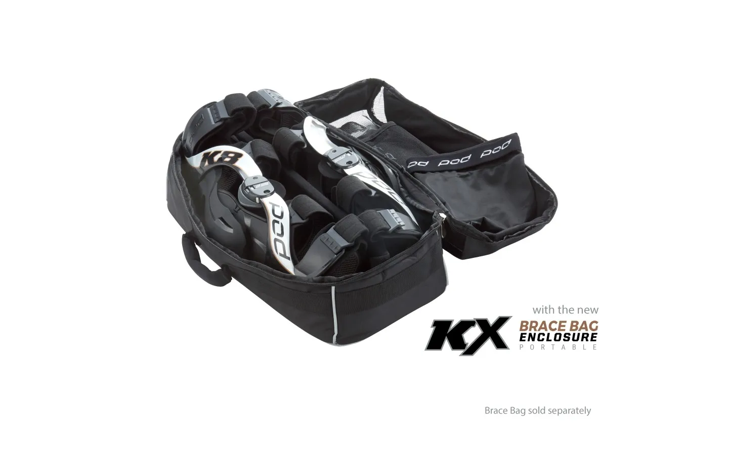 Rodillera Pod K8 2.0 (Derecha) Negro Carbono