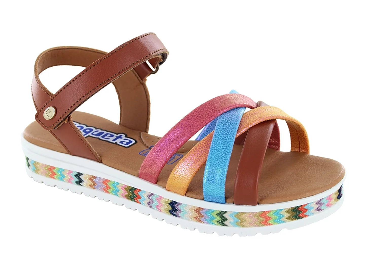Sandalias Coqueta 112300 Miel Para Niña