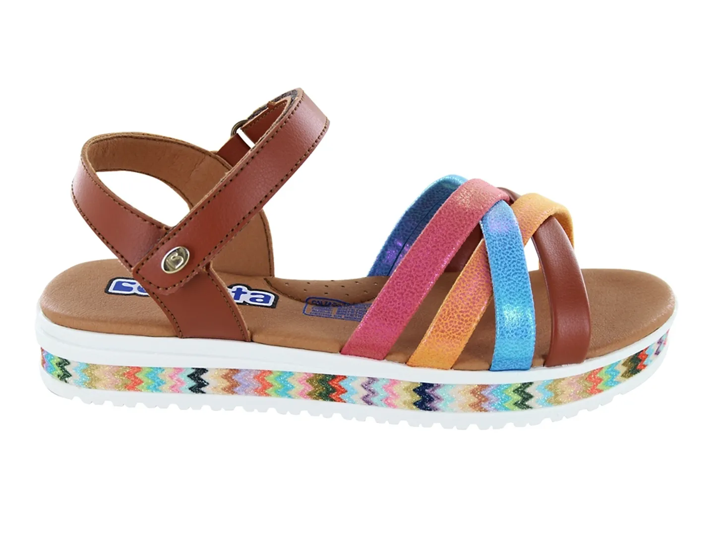 Sandalias Coqueta 112300 Miel Para Niña
