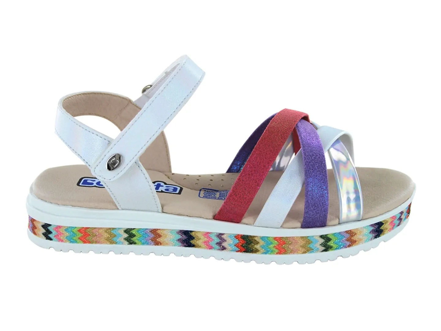 Sandalias Coqueta 112300 Multicolor Para Niña
