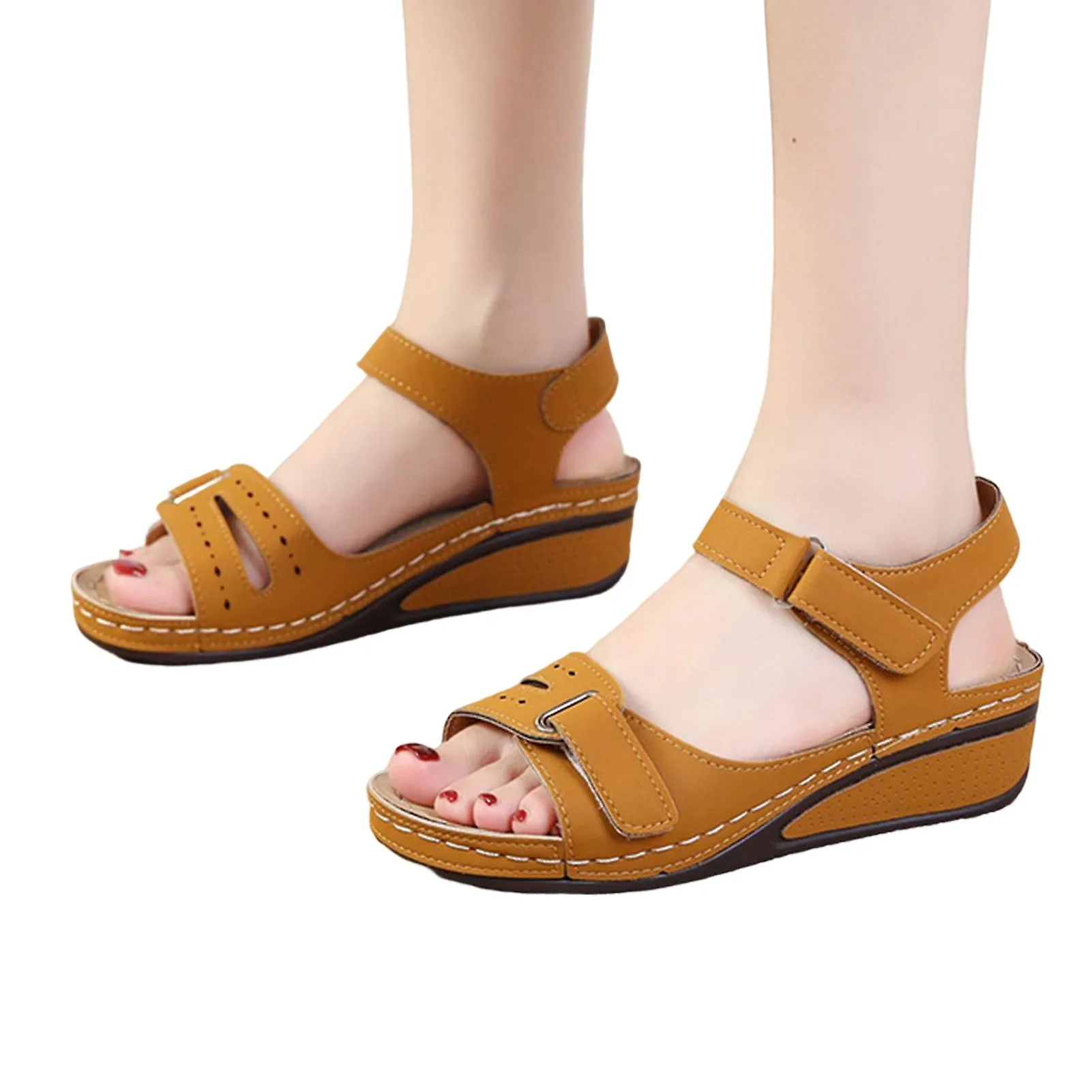 Sandalias Roma de caña baja con zapatos huecos sexys para la ceremonia de cumpleaños para adultos