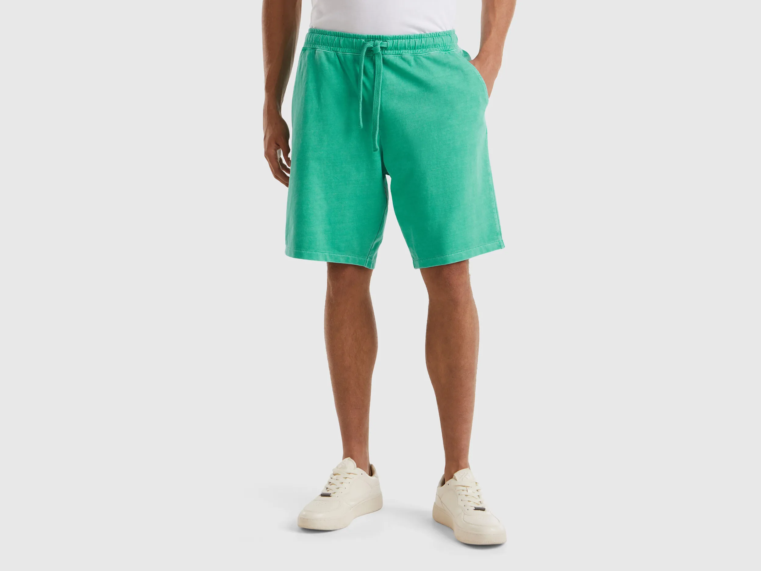 Shorts de felpa de algodón orgánico