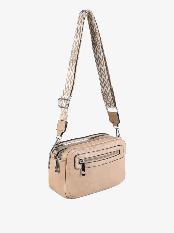 Solada Bolso bandolera de mujer con doble bolsillo.
