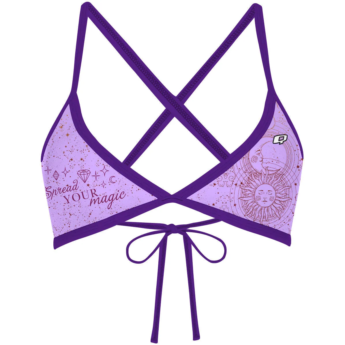 SPREAD YOUR MAGIC  TIEBACK BIKINI TOP