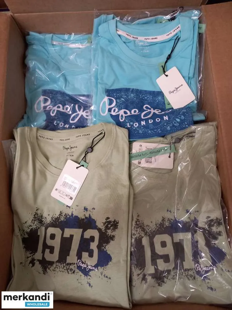Stock de camisetas de hombre de Pepe Jeans Mix de estampados y colores.