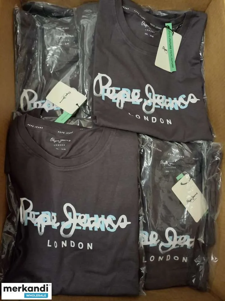 Stock de camisetas de hombre de Pepe Jeans Mix de estampados y colores.
