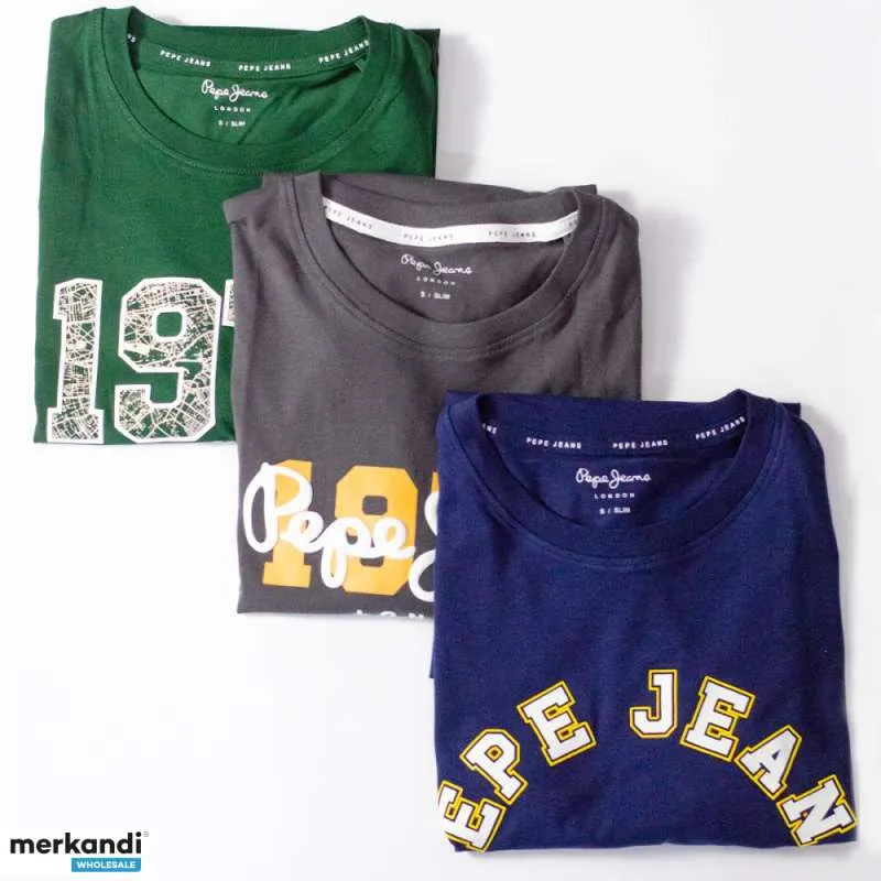 Stock de camisetas de hombre de Pepe Jeans Mix de estampados y colores.