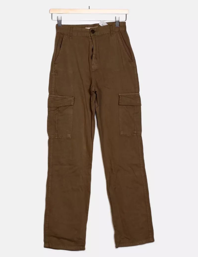 Stradivarius Pantalones cargo Rectos