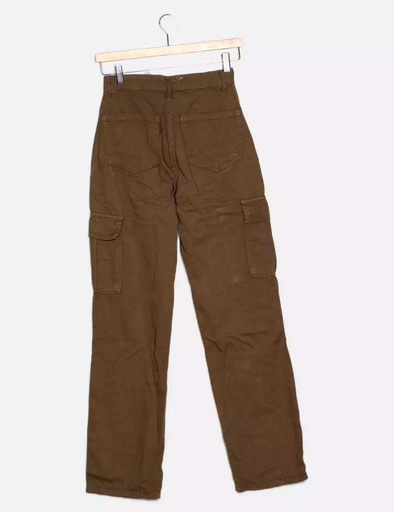Stradivarius Pantalones cargo Rectos